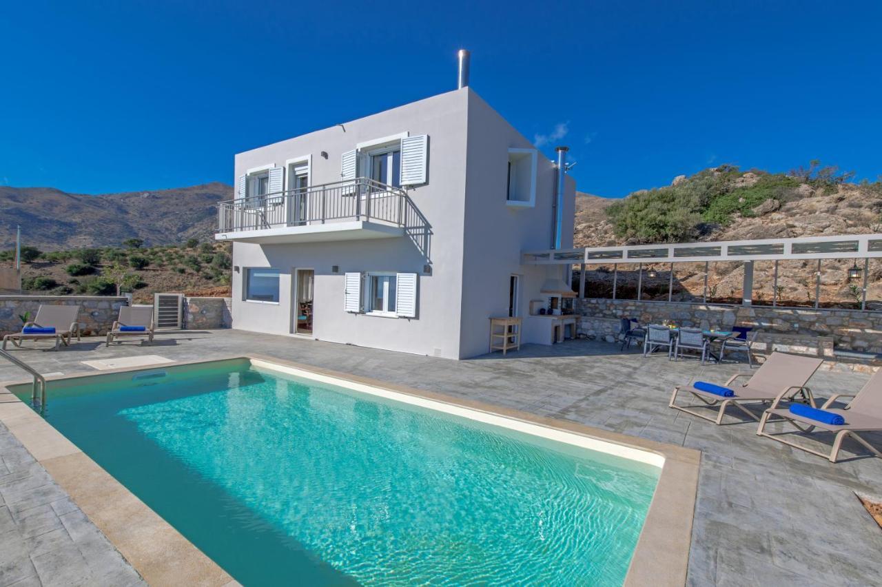 Tranquil Sea View Villa With Private Pool, Just 2Km From The Beach! Agia Galini Exterior foto