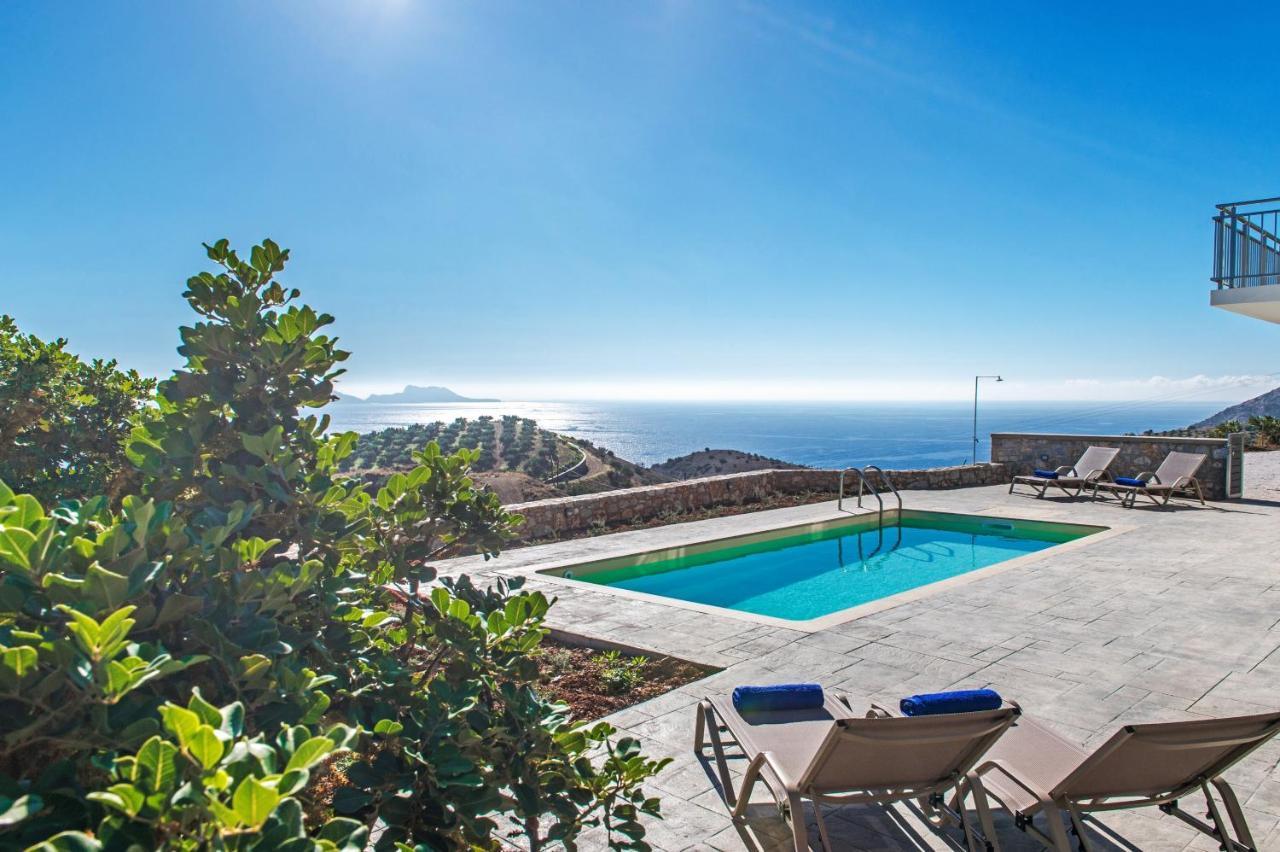 Tranquil Sea View Villa With Private Pool, Just 2Km From The Beach! Agia Galini Exterior foto