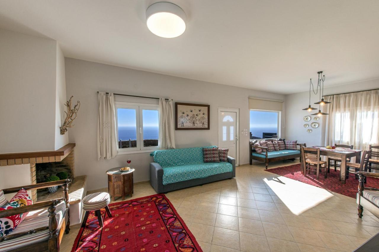 Tranquil Sea View Villa With Private Pool, Just 2Km From The Beach! Agia Galini Exterior foto