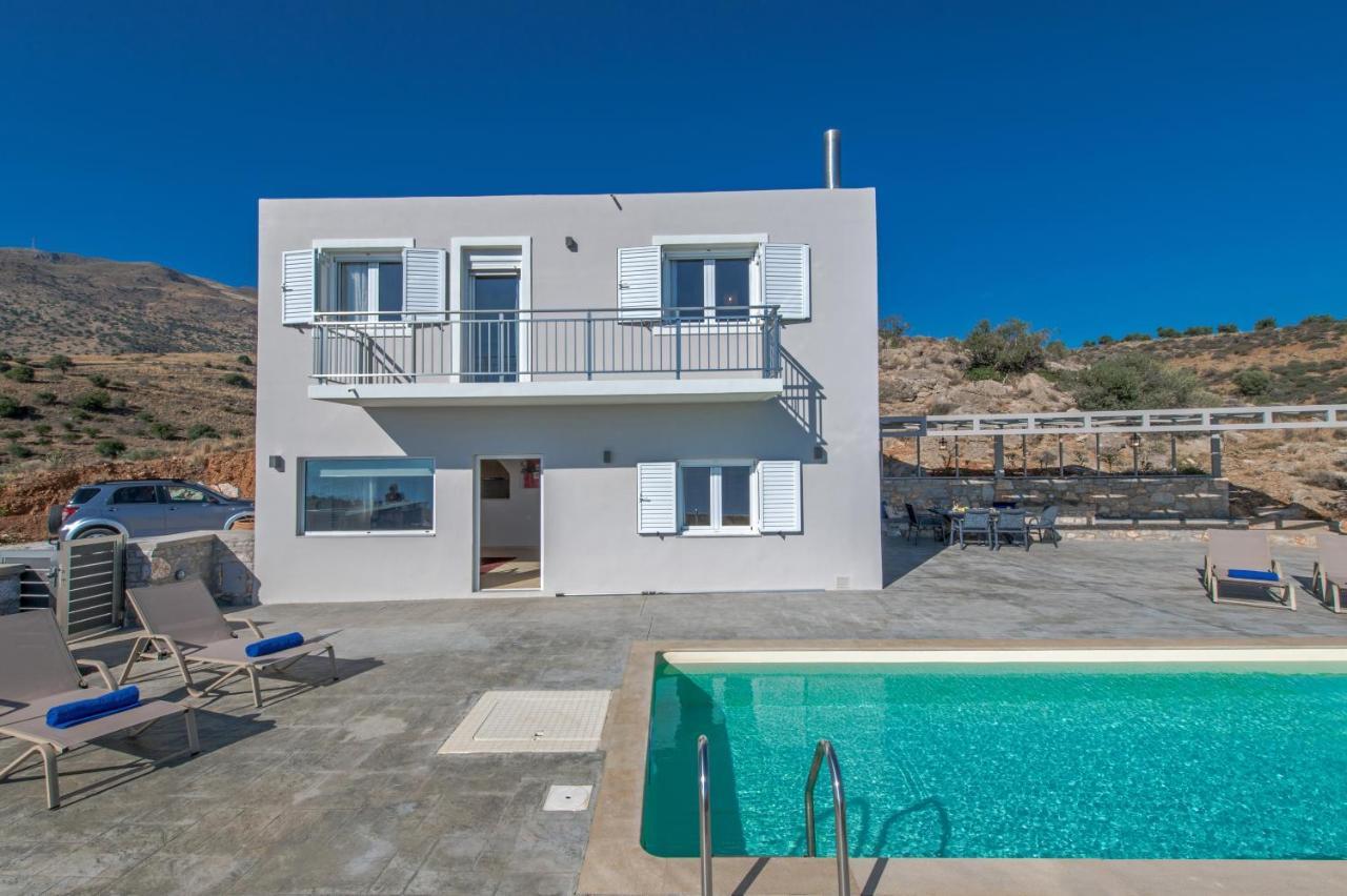 Tranquil Sea View Villa With Private Pool, Just 2Km From The Beach! Agia Galini Exterior foto