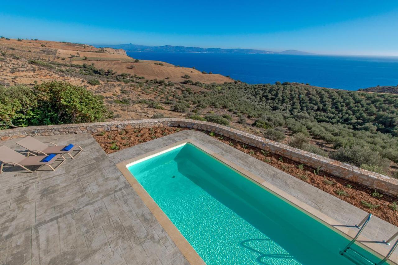 Tranquil Sea View Villa With Private Pool, Just 2Km From The Beach! Agia Galini Exterior foto